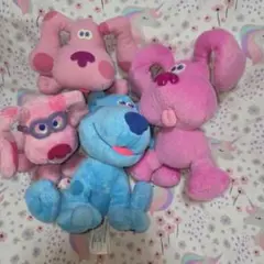 ニコロデオン　ブルーズクルーズ　ぬいぐるみ×３