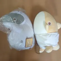 ⭐️匿名配送⭐️サンエックス まめゴマ てのりぬいぐるみ 大洗水族館