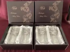 ミッキーグラス　ペアセット　二組(4個)