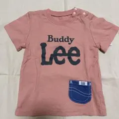 未使用品　Buddy Lee 半袖Tシャツ ピンク 90のサムネイル