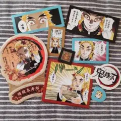 煉獄杏寿郎A★原作画シール ステッカー 鬼滅の刃 無限列車編 付録 特典 炎柱