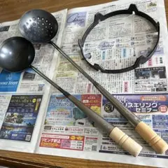 中華お玉 穴あきお玉 五徳 セットのサムネイル
