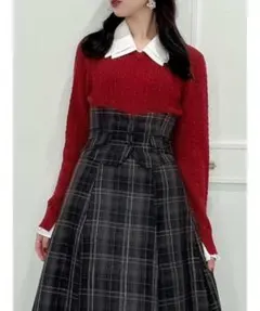 にん様専用＊dazzlin ダブルカラーケーブルドッキングニット