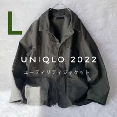 【大人気】ユニクロ2022 コットンモールスキン　ユーティリティジャケット M