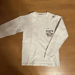 グッドウェア　メイドインUSA ヴィンテージ白ロンT サイズS コットン100%