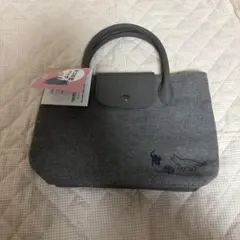【カルディ】 ネコの日バッグ　グレー ミニトートバッグ　未使用