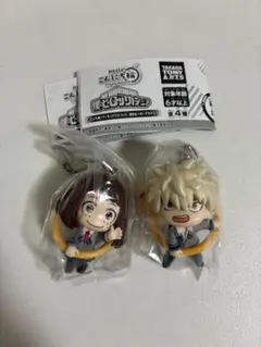 こんにち輪！フィギュアマスコット　僕のヒーローアカデミア　ヒロアカ　爆豪　お茶子