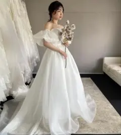 DRESSPRODUCTION オフショルダーボリュームフリルドレス（W342