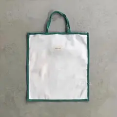 パイピング3way トートバッグ グリーン ショルダーバッグ 白 新品 海外通販