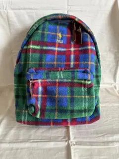 新品 未使用　タグ付き ポロ ラルフローレン 限定柄フリースリュック