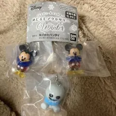 ディズニー キャラクター　めじるしアクセサリー Winter 2種　3個