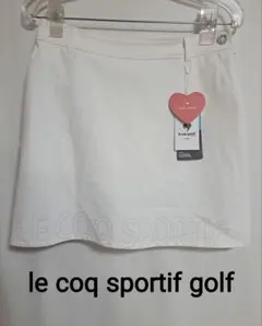 【未使用】ルコックスポルティフ　ゴルフ　スカート　薄手　インナーパンツ一体型