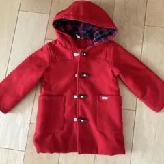 Lagom 赤 フード付き ダッフルコート M