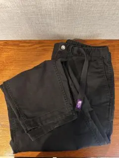 The North Face 黒パンツ ウエスト調整可能