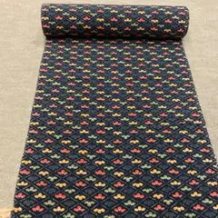 ちりめん　正絹　着尺　花柄　総柄　no124 ★リメイク等に