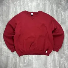 ラッセル メキシコ製 90s 無地 スウェット レッド 2XL 6487