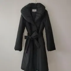 M-PREMIER ブラックダウンコート 34