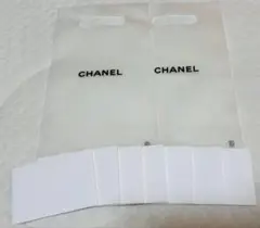 CHANEL ショップ袋 2枚　＆　カード・封筒7セット