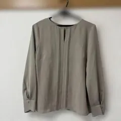 グレーベージュとネイビー長袖ブラウス２枚セットGreen Label
