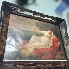 額装 絵画 希少 サルバトーリ ダリ風 レリーフ 木製縁 変額 処分価格 額装 絵画 希少 サルバトーリ ダリ風 レリーフ 木製縁 変額 処分価格