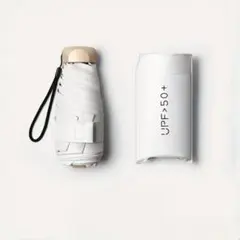 折りたたみ傘 晴雨兼用 日傘 UVカット 折り畳み傘 遮光 雨傘 軽量 小型 白