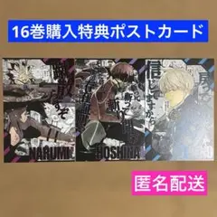 【特典のみ】怪獣8号 16 購入特典　ポストカード　鳴海弦　保科宗四郎　市川レノ