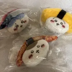 【2416】ちいかわ寿司 お寿司になっちゃった...ぬいぐるみくじ 3点②