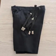 男児　フォーマル　ハーフパンツ　サスペンダー付き　110
