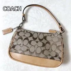 美品　COACH シグネチャー　アクセサリーポーチ　ワンショルダー　y2kのサムネイル