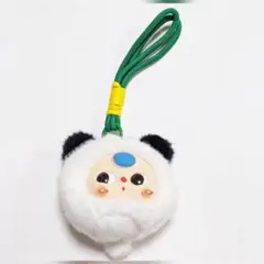 BABYTHREE ストラップ パンダ ② 紐 緑