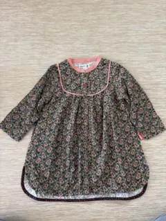 RAG MART 花柄長袖ワンピース 100