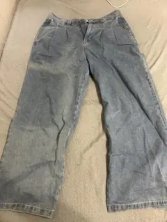 RUUBON ライトブルー ワイドパンツ Mサイズ