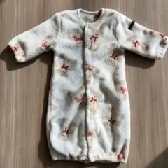 くま柄ロンパース50〜60センチ