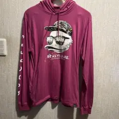 B ONE SOUL ピンク フード付きパーカー M