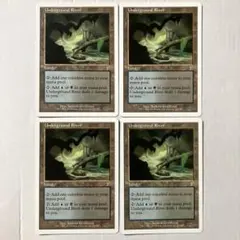 地底の大河 Underground  英語 4枚 MTG MTG 地底の大河 日本語版 4枚組 7ED版 - メルカリ