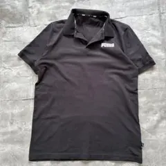 PUMA プーマ ポロシャツ コットン ロゴ ゴルフウェア M