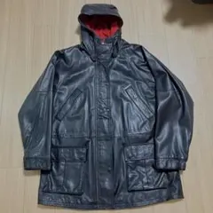 90年代ラルフローレン　レザーマウンテンパーカー　レザーコート