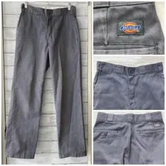 Dickiesディッキーズ　ワークパンツ　グレー30×32メキシコ製　古着屋購入