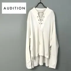 2026年最新】Audition カラー：ホワイト系 レディース 長袖 シャツ 