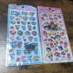 正規品　エンジェルブルー　パワーパフガールズ　２枚セット　うるちゅるポップシール