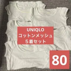 コットンメッシュTシャツ半袖5枚セット