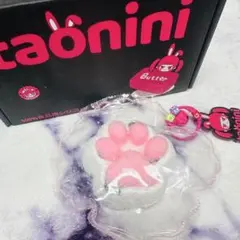 ピンクぼかし肉球(小)】taonini スクイーズ 肉球 粉付き ウール - メルカリ