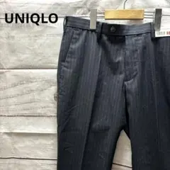 新品 UNIQLO ヒートテックストレッチスリムフィットパンツ ストライプ