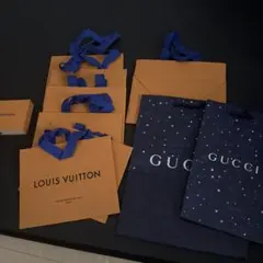 LOUIS VUITTON ショップ袋 とGUCCI レア