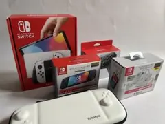 Switch 有機ELモデル 純正プロコン／512GB SDカードその他付属