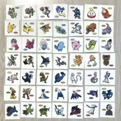 ポケモンパンシール デコキャラシール　49枚セット シール　ステッカー