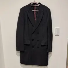 【最高級】美品⭐️ポールスミス チェスターコート 黒 ストライプ 裏地総柄　XL Paul Smith（ポールスミス）｜メンズのチェスターコート一覧 - WEAR