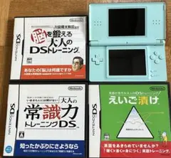 ニンテンドーDS Lite ミントグリーン + ソフト3本