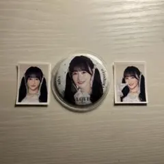 音嶋莉沙 缶バッジ & idフォト2枚