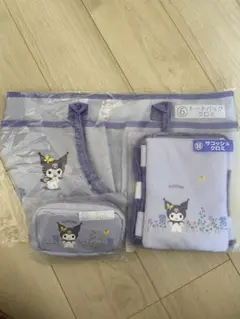 サンリオ一番くじくろみ トートバッグとサコッシュとポーチセット